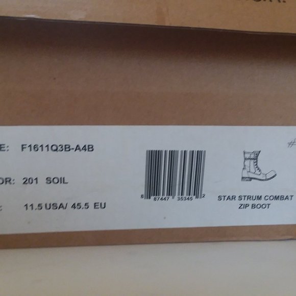 #4 NEW John Varvatos USA Combat boot Soil Brown main image 4